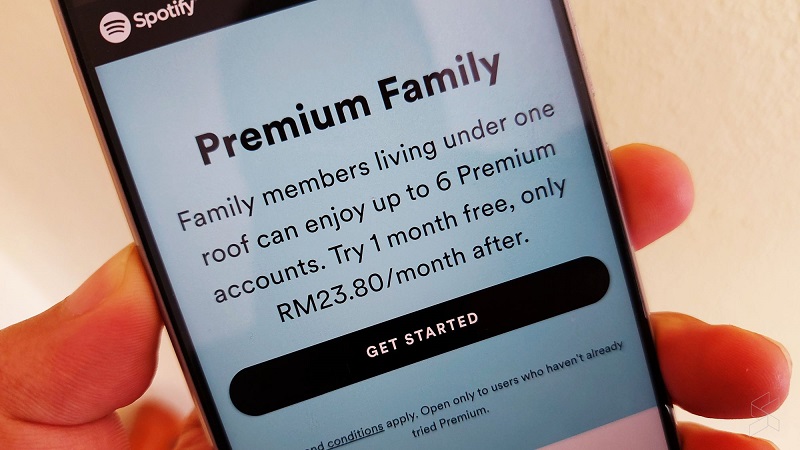 mức giá gói Spotify Premium Family