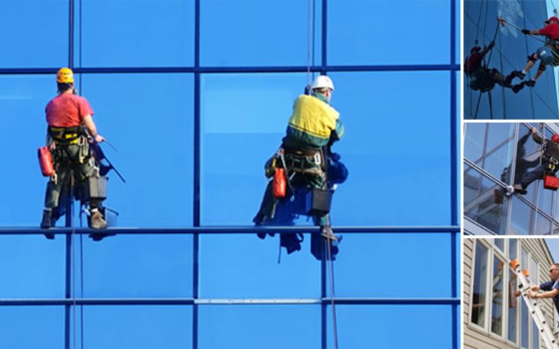 Công ty lau kính tòa nhà Quang Minh Phúc