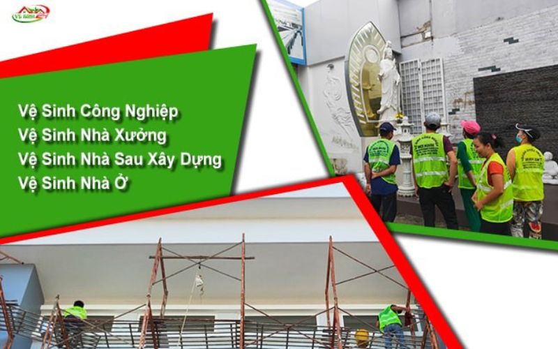 Dịch vụ lau kính tòa nhà Vệ Sinh 24H