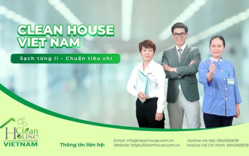 Dịch vụ lau kính tòa nhà Cleanhouse Việt Nam