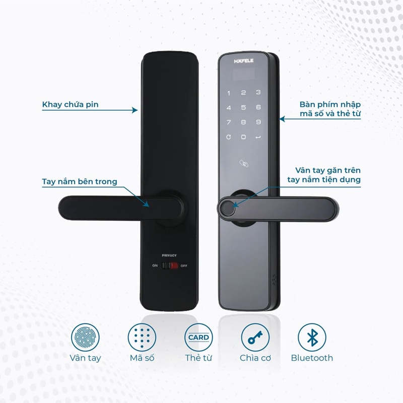 Khóa vân tay Hafele DL7100