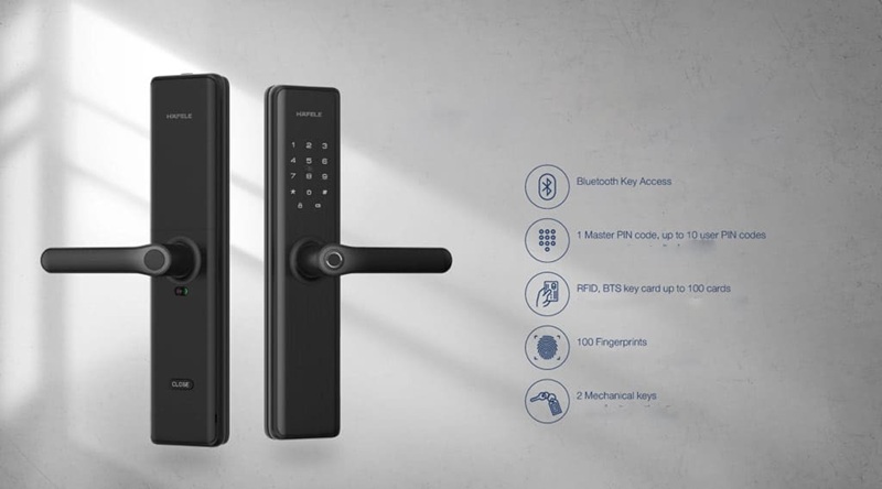 Khóa vân tay cao cấp Hafele DL7600