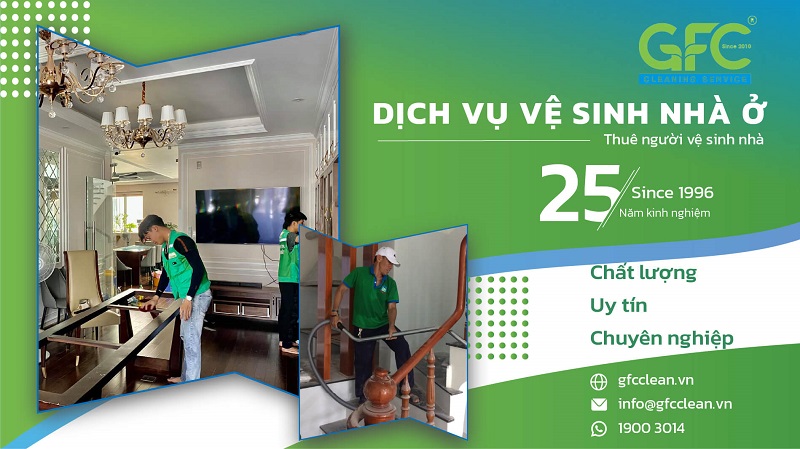 Dịch vụ làm vệ sinh nhà cửa GFC Clean