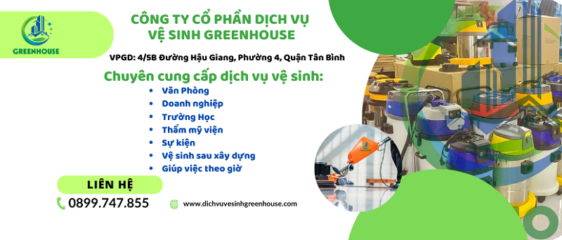 Công ty dọn vệ sinh nhà cửa Green House