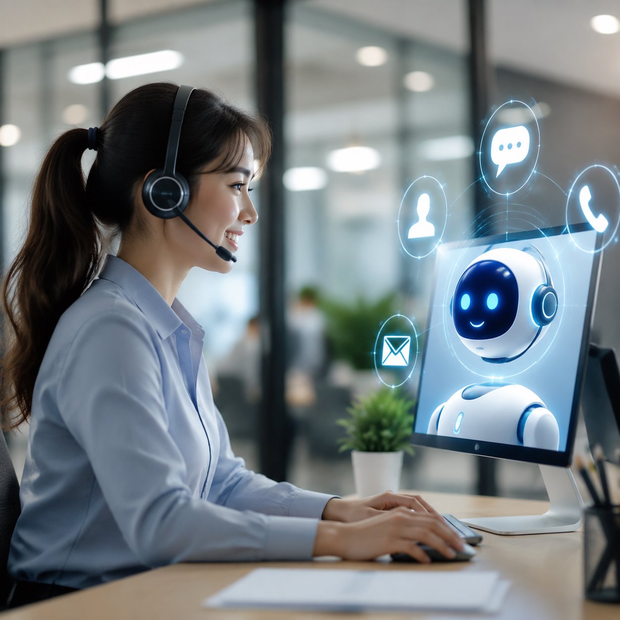 AI cho chăm sóc khách hàng sau chiến dịch multimedia